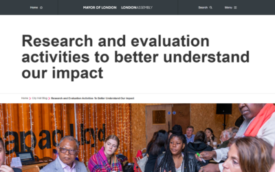 Impact evaluation of the GLA’s London Regeneration Fund