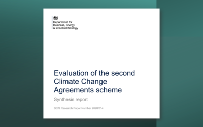 Evaluation of second Climate Change Agreements scheme